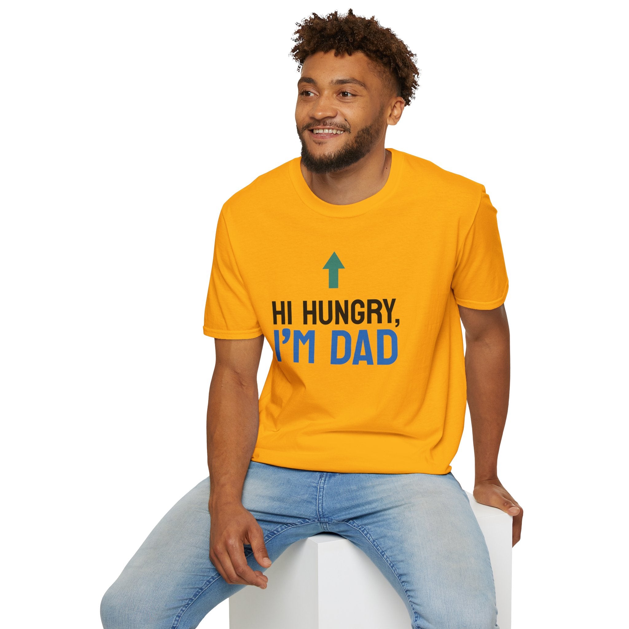 Hi Hungry I'm Dad T-Shirt | Funny Dad Joke Shirt
