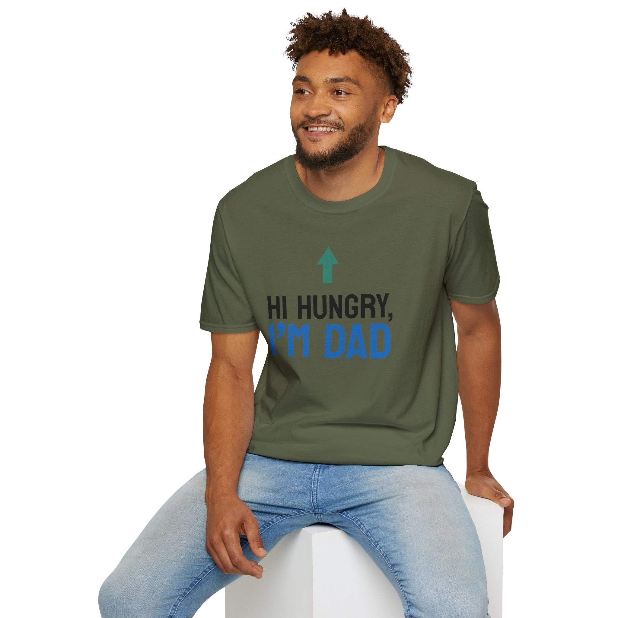 Hi Hungry I'm Dad T-Shirt | Funny Dad Joke Shirt