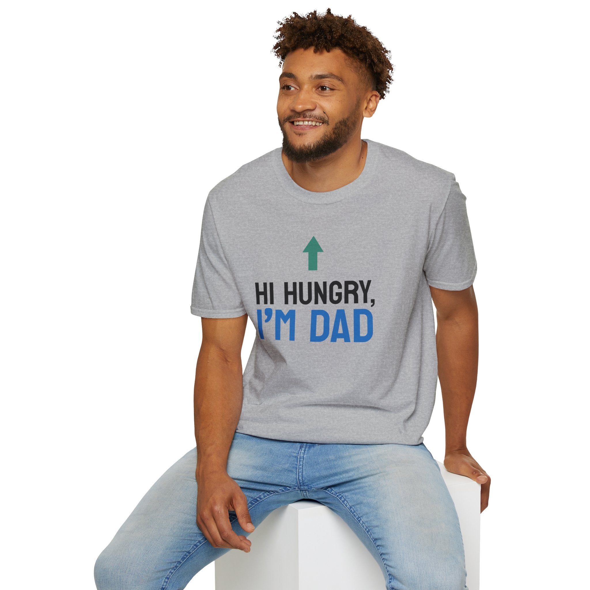 Hi Hungry I'm Dad T-Shirt | Funny Dad Joke Shirt