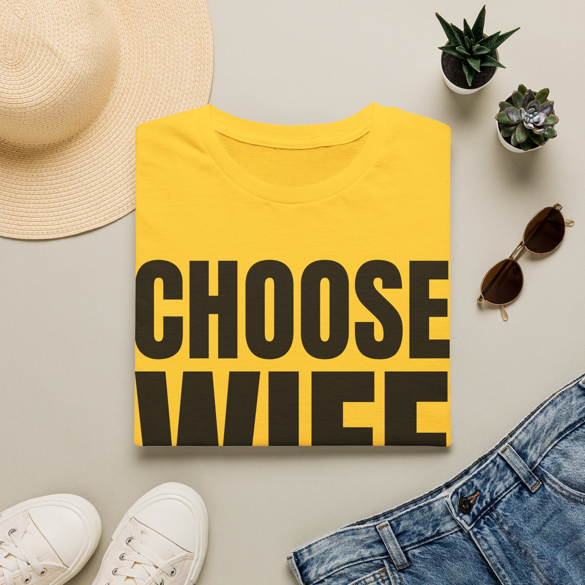 Choose Wife Retro Bridal Party T-Shirt | Bachelorette & Hen Party Tee