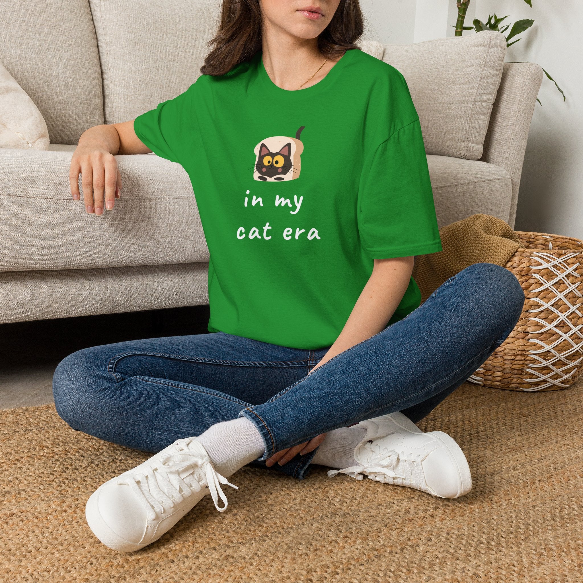 Cat T-Shirt w/Ted — Let Everyone Know You’re In Your Cat Era