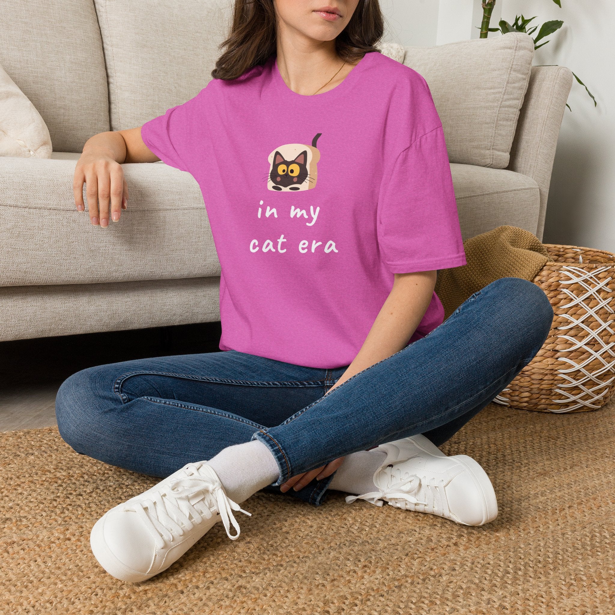 Cat T-Shirt w/Ted — Let Everyone Know You’re In Your Cat Era