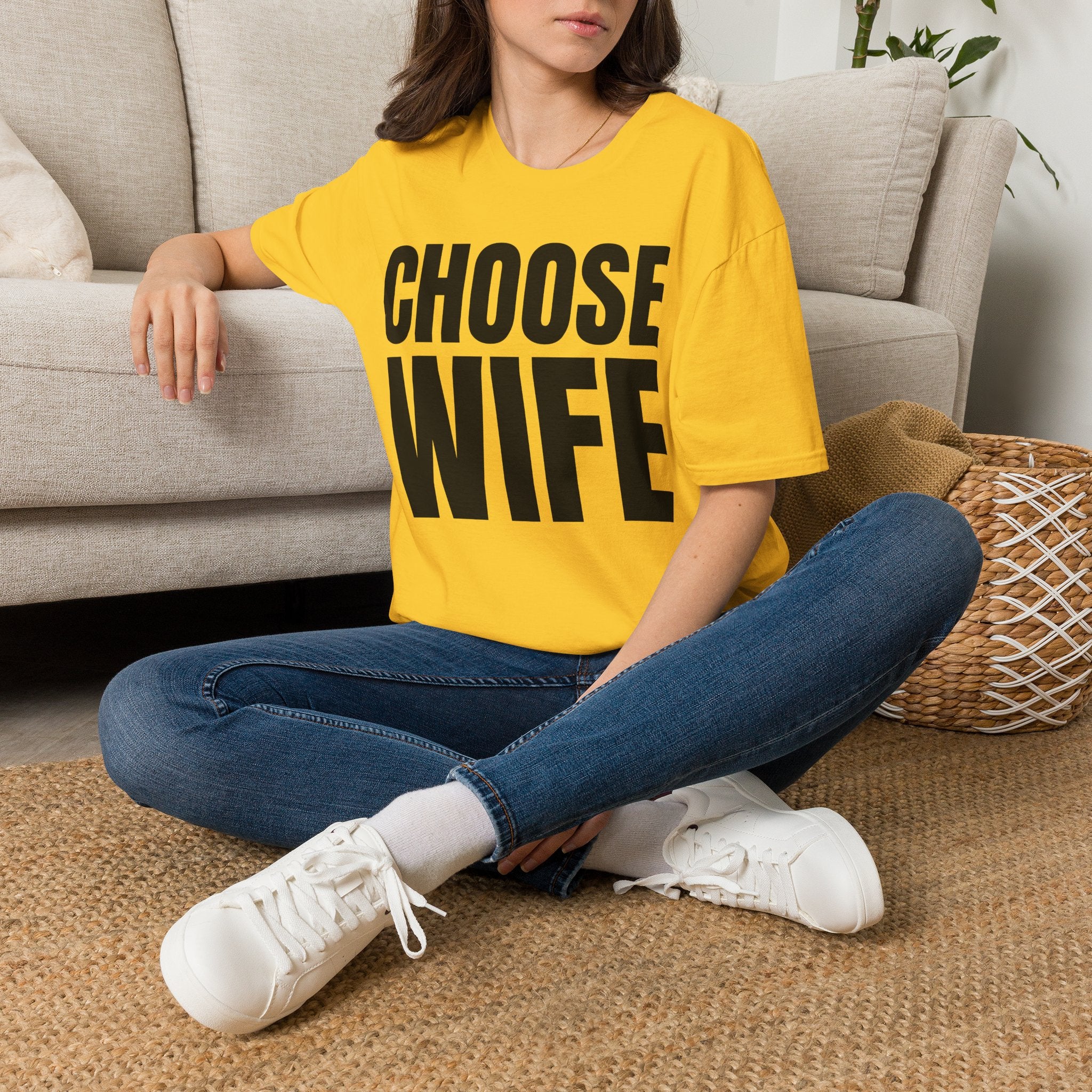Choose Wife Retro Bridal Party T-Shirt | Bachelorette & Hen Party Tee