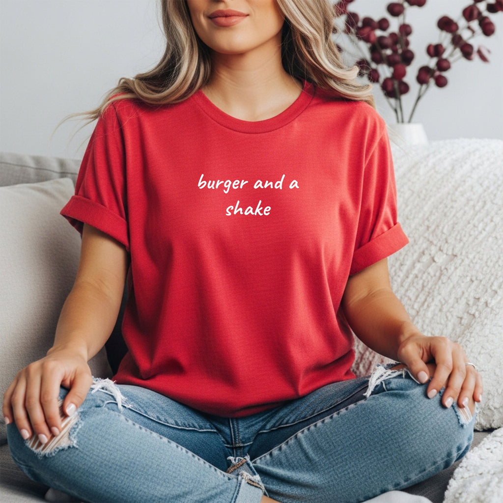 Burger and a Shake T-Shirt | Classic American Food Shirt