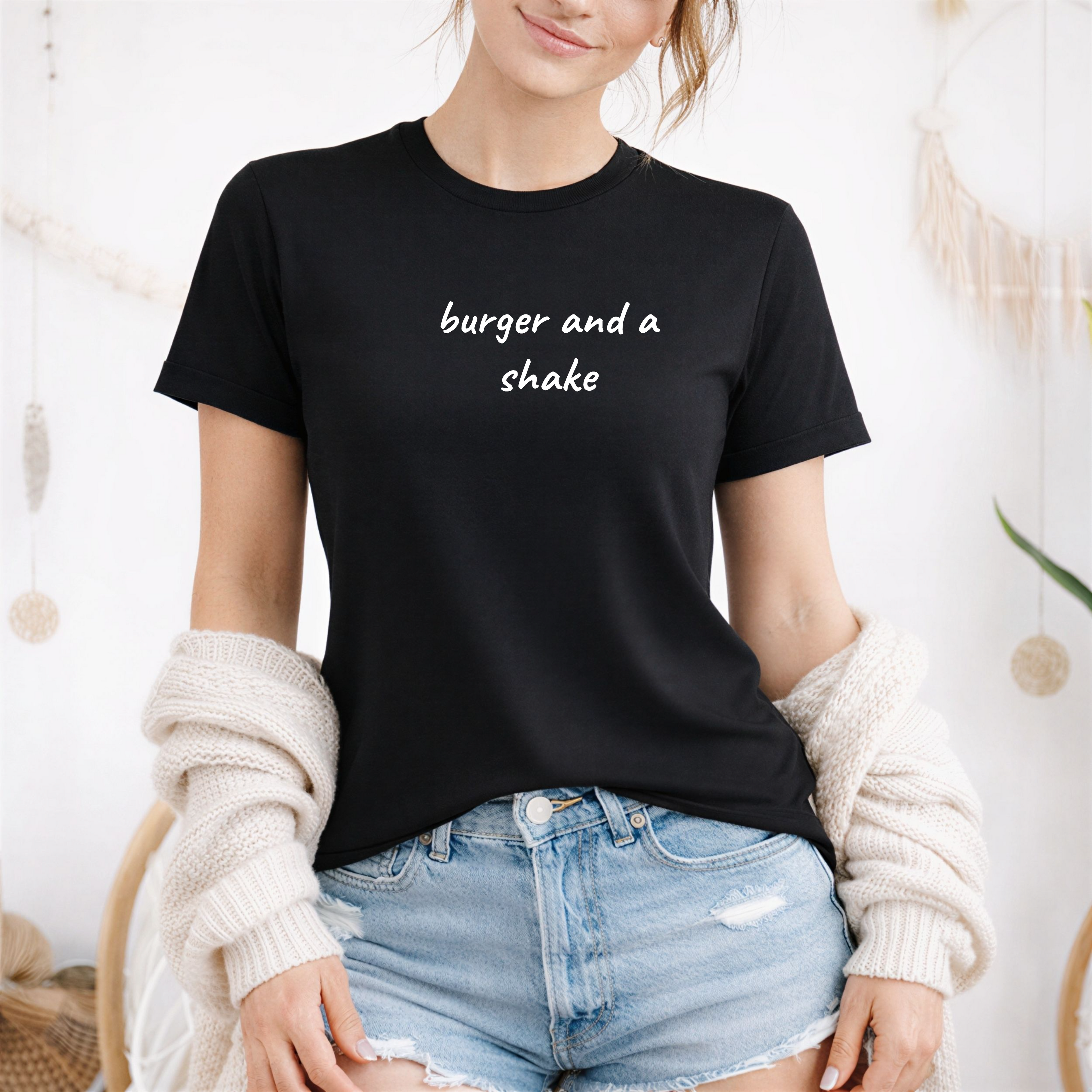 Burger and a Shake T-Shirt | Classic American Food Shirt