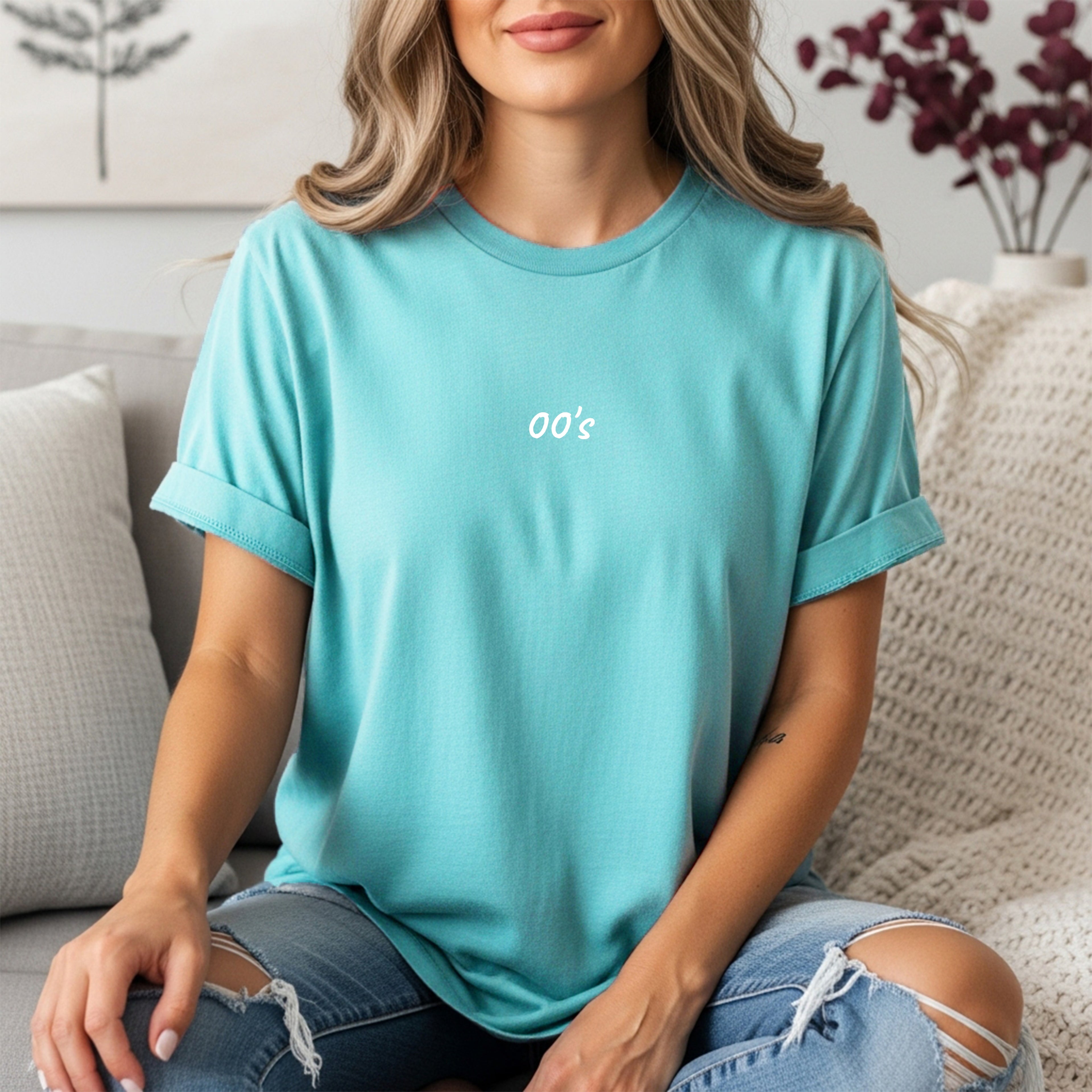 00's T-Shirt | 2000s Nostalgia Text Tee - Noughties Aughties