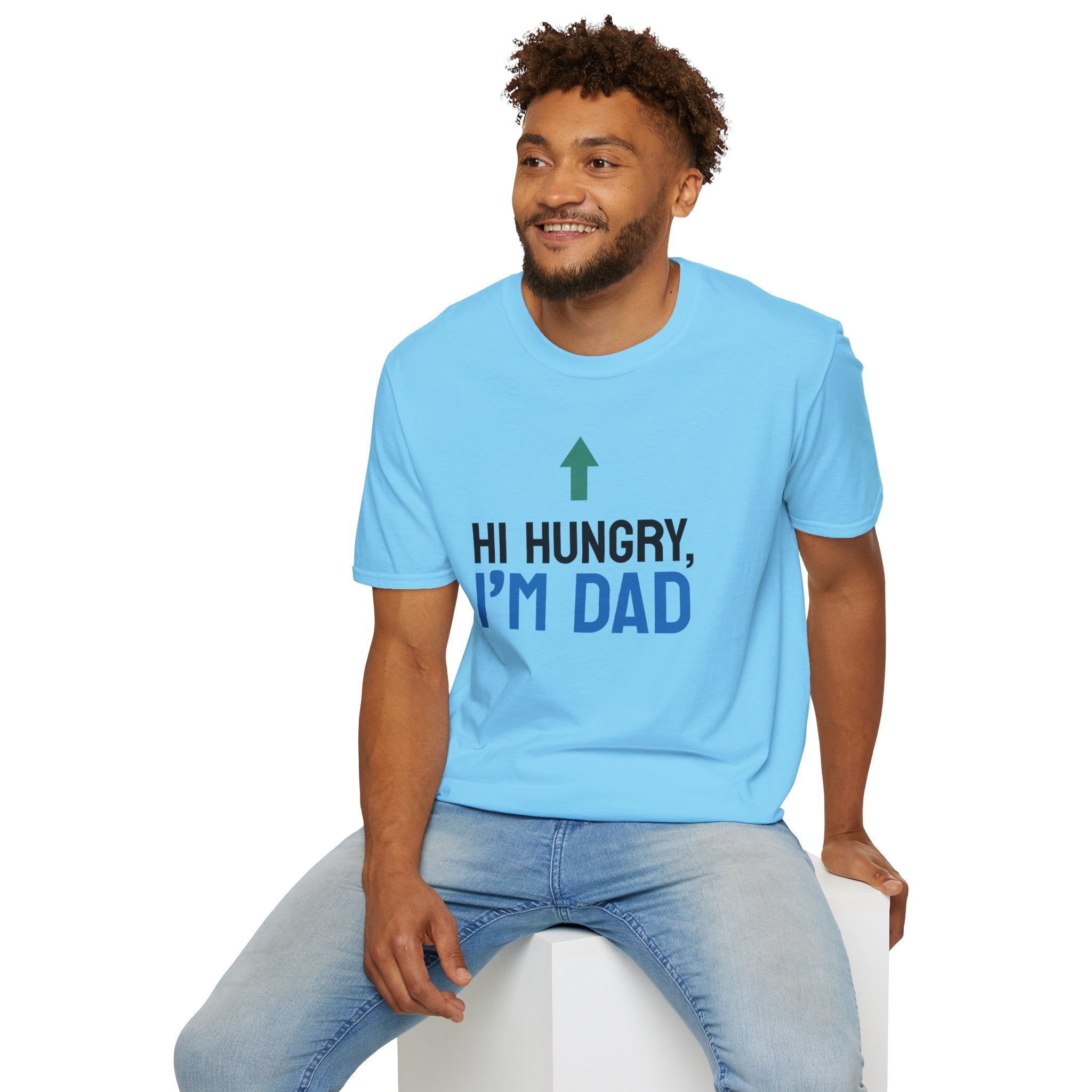Hi Hungry I'm Dad T-Shirt | Funny Dad Joke Shirt