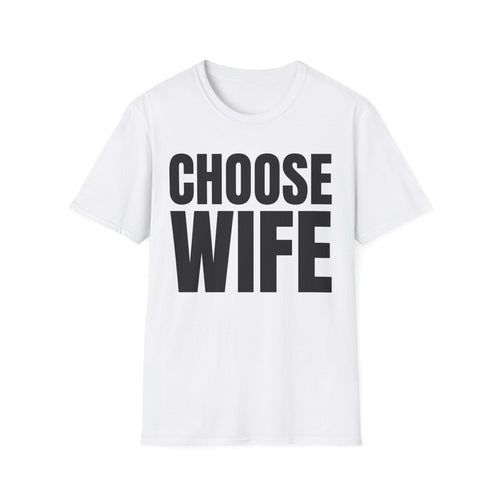 Choose Wife Retro Bridal Party T-Shirt | Bachelorette & Hen Party Tee