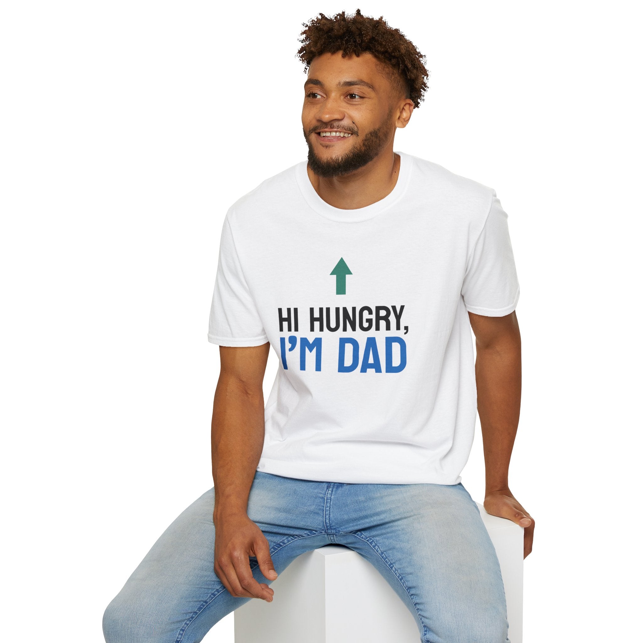 Hi Hungry I'm Dad T-Shirt | Funny Dad Joke Shirt