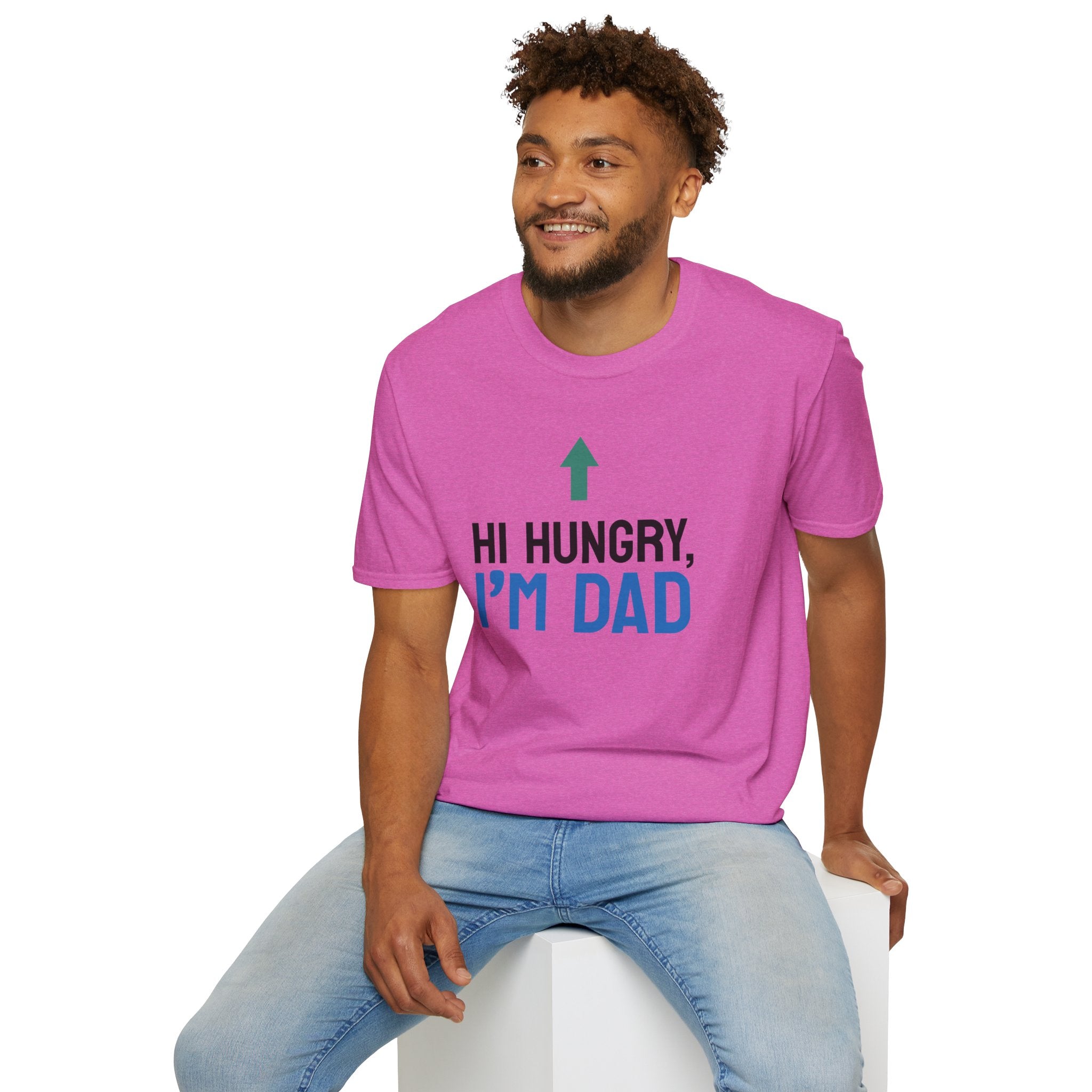 Hi Hungry I'm Dad T-Shirt | Funny Dad Joke Shirt
