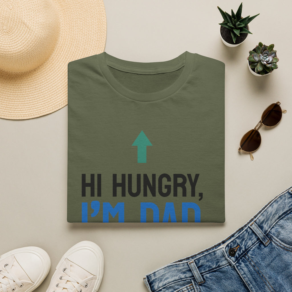 Hi Hungry I'm Dad T-Shirt | Funny Dad Joke Shirt