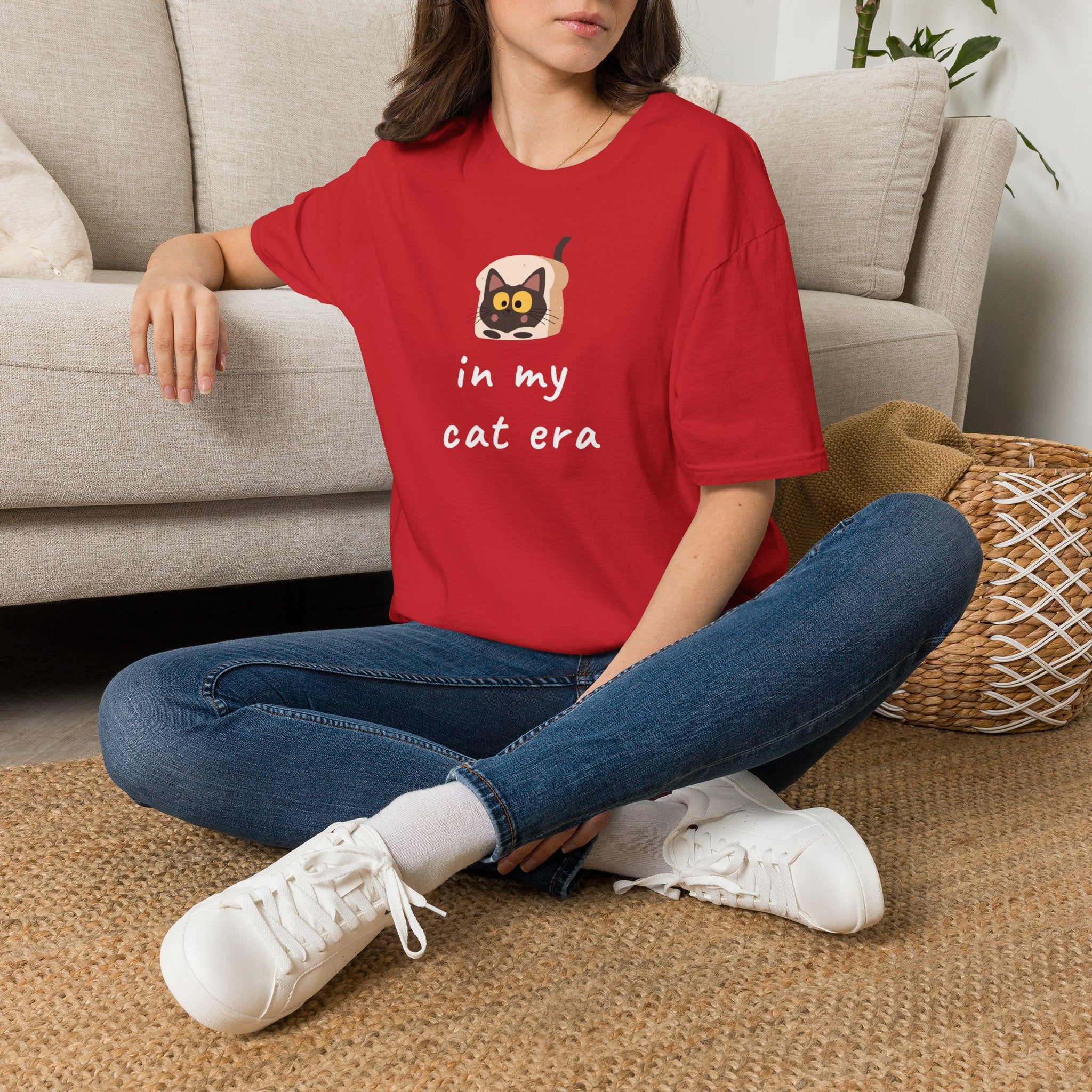Cat T-Shirt w/Ted — Let Everyone Know You’re In Your Cat Era